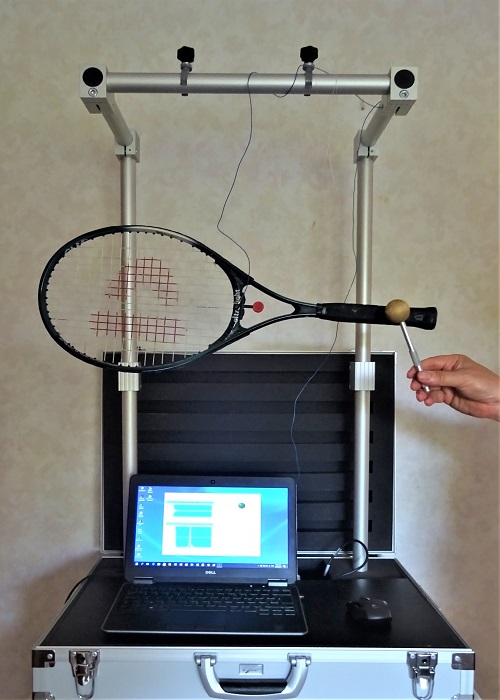 Tennis Racket, Resonance Frequencies, Resonalyser